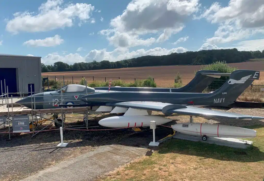 Dulux was use to protect the Sea Vixen